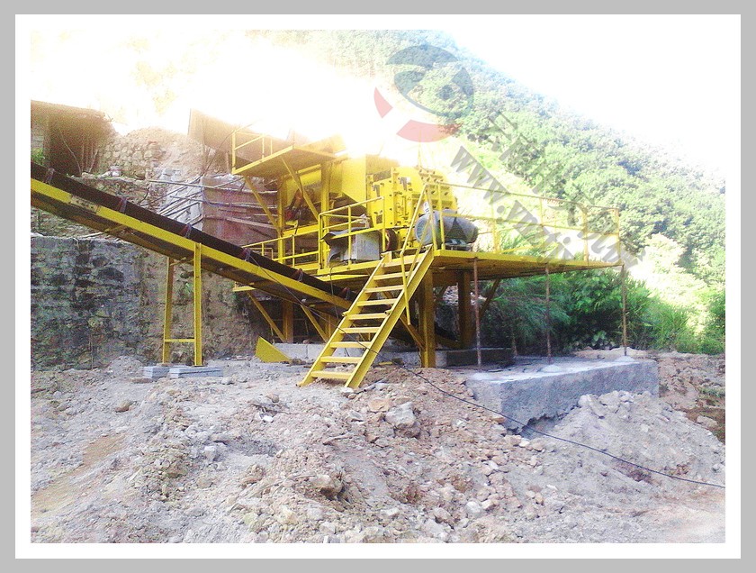 西雙版納包總1200噸砂巖制砂生產(chǎn)線